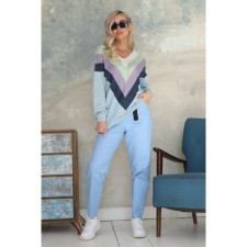 Women's pants, size 46, blue color