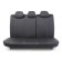 Autoshekhls Universal Polo GTI, Material Jacquard GTI-1102 Black/Gray, 11 items