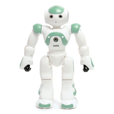 Robot Radio -controlled Hunter, light and sound effects, works on the battery, green color-1