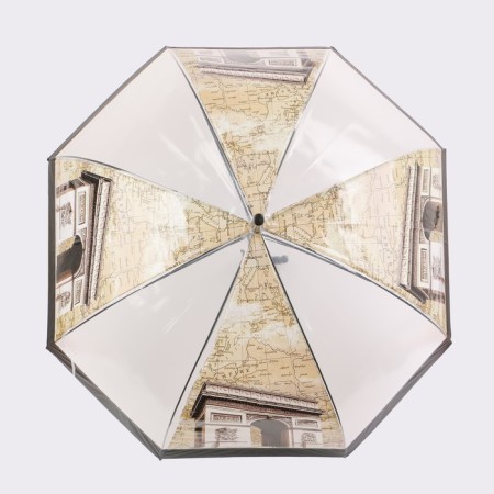 Umbrella - a semiautomatic “towers” ​​cane, 8 spokes, r = 42 cm, color mix-7