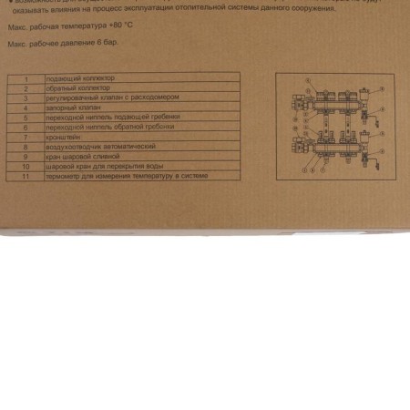 Collector Group TIM KAS5007, 1 "X 3/4", 7 outputs, with consumables, stainless steel-2