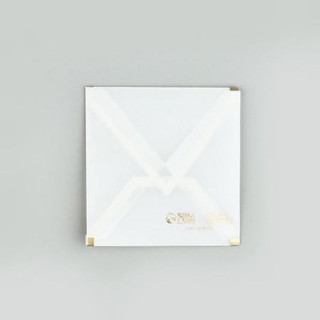 Postcard with an envelope "Gift", embossing, 7 x 7 cm-6