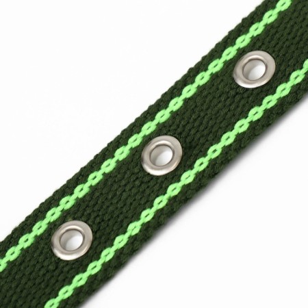 Collar of tarpaulin dimensionless single -layer, 58 x 2.5 cm, khaki/light green-6