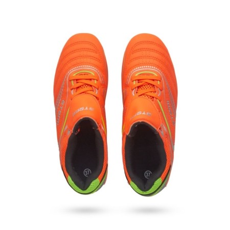 Beats football ATEMI SD300 MSR, synthetic leather, orange color, size 44-5