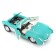 MASTO DIE-CAST 1957 Chevrolet Corvette machine, opening doors, 1:24, turquoise color