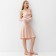 Women's dress mini minku: casual collection color Persik, river 42
