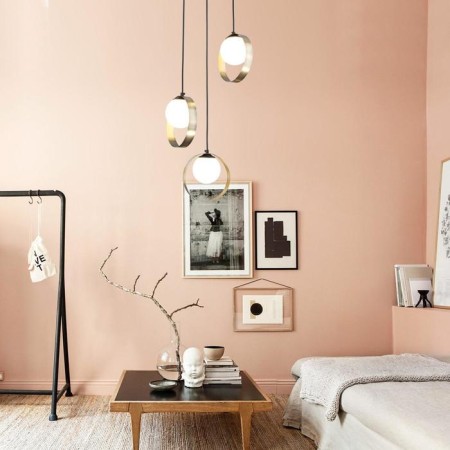 Dublin lamp, 3x7W G9, black color, bronze-3