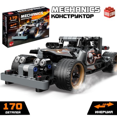 Constructor Racing Machine Unicon Techno, Inertia, 170 parts, 6+