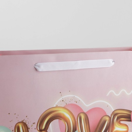 Gift laminated package, packaging, "love", m 30 x 26 x 9 cm-3