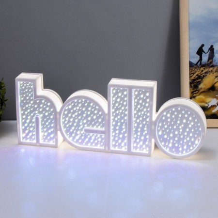Hallow's nightlight Led usb from 3haa white batteries 36x13x4 cm Risalux-2