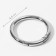 Karabin ring, d = 35/45 mm, thickness - 5 mm, 5 pcs, silver color