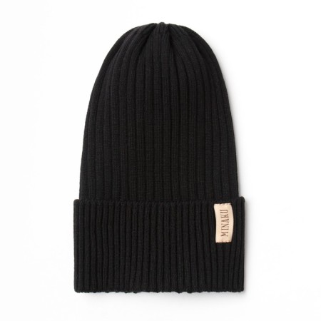 Women's hat Minaku "Truffel" Color Black, size 54-56-2