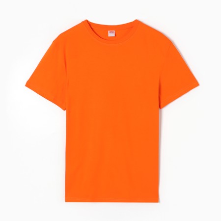 T -shirt male, orange color, size 56-5
