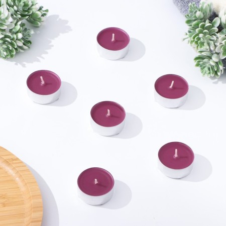 A set of aromatic tea candles in the shock "Cherry", 3.8x1.6 cm, 3.5 hours, 12 g, 20 pieces-1