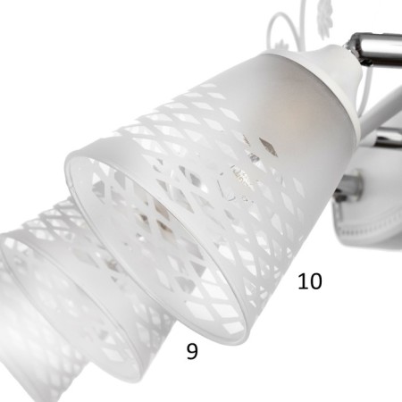 Bra "Bohemia" 3x14 40w is white 47.5x23x23cm-11