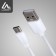 Luazon, Type -C - USB, 2 A, 1 m, white cable