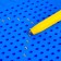 The training tablet "Magnetic drawing", the color is blue, 375 holes