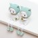 Polystone souvenir "Baby with avocado with long legs" set 2 pcs 22x7.5x6 cm
