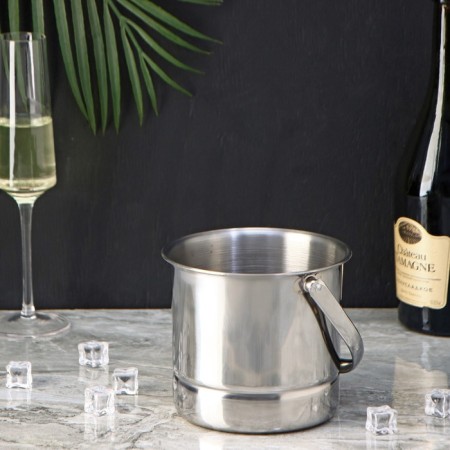 A stainless steel ice bucket, 1.6 l, 14.5 × 13 cm-1