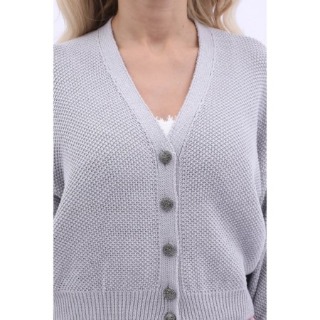 Cardigan female, size 50, color gray-9