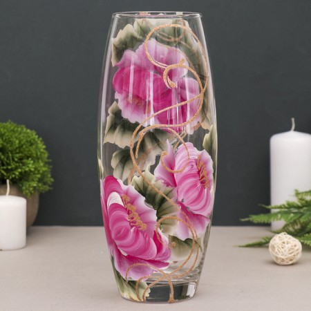 Vase "Push Flowers" 7.5x11x26 cm-1