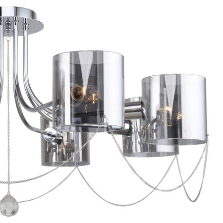 Ceiling lamp 8x40W E14, size 80x80x42 cm-3