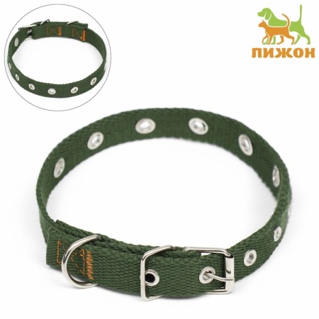 Collar of tarpaulin dimensionless single -layer, 52 x 2 cm, khaki-1