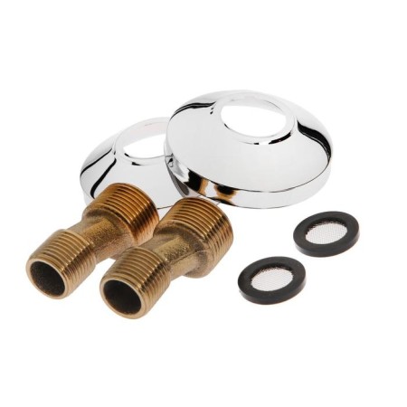 Accoona A87170 bath mixer, two -wound, with a shower set, Silumin, Chrome-5