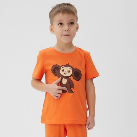 PAZHAMA Children's KAFTAN Cheburashka R.34 (122-128)-1