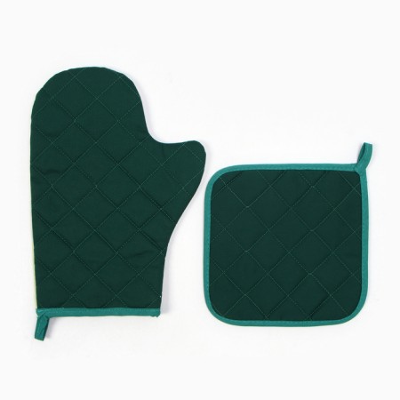 Set of kitchen. Ethel "Rabbit" mittens-seizure 20x28cm, 19x19cm tack, 100% HL-2