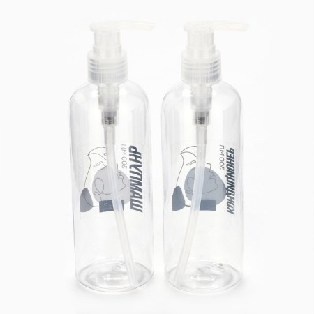 A dispenser for shampoo and air conditioning I Love My Body, 300 ml, set 2 pcs.-2