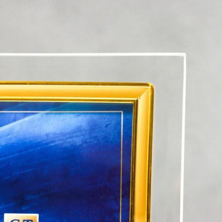 Photo frame Glass "GT 124/G" 10x15 cm, vertical, white-2