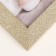 Photo frame plastic in 2 photos 10x15 cm "sparkles" gold 18x26.5 cm