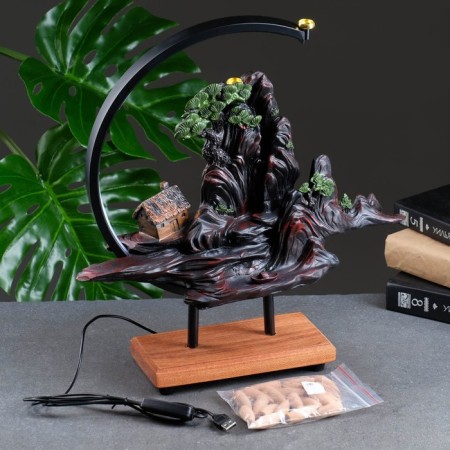 Bowing stand "Mountains" 43x39cm, with USB backlight-5