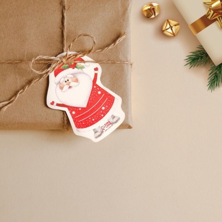 Schildik decorative for the gift "Grandfather Frost", 6.5 x 9.1 cm, New Year-2
