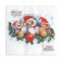 New Year's napkins paper Fresco "Zavodi", 2 layers, 33*33 cm, 20 sheets