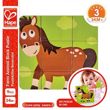 Wooden Cubes "Farm"-2