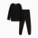 Set for boys (jumper, trousers), thermo, black color, height 140 cm