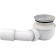 Siphon for the pallet ALCAPLAST A471CR-60, with a drain hole D = 50 mm, reduced, chrome