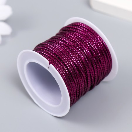 Contain cord on the bobin "purple" winding 15 m thick 2 mm 4.3x4.7x4.7 cm-1