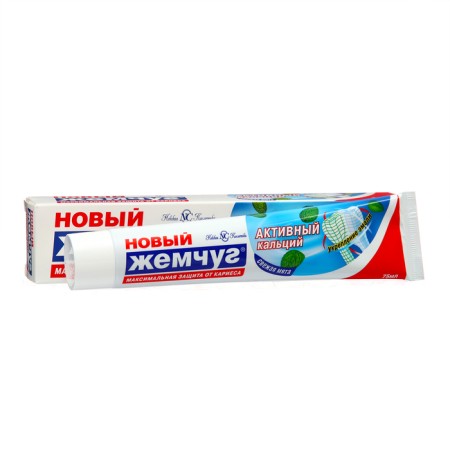 Toothpaste New Pearl "Complex", with a strong aroma of mint, 75 ml