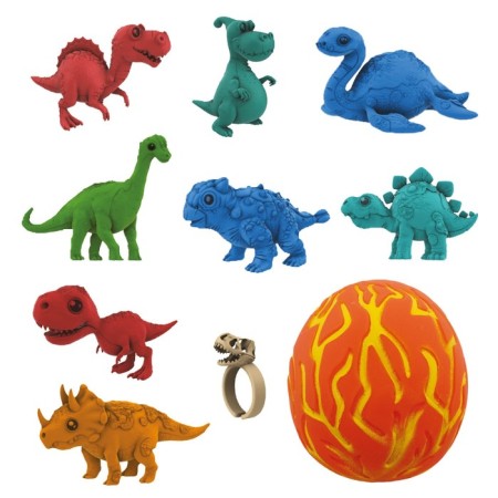 Collectible figurine-scurry dinosaur Crazy Dino Lava Egg, in an egg-scab, mix
