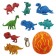 Collectible figurine-scurry dinosaur Crazy Dino Lava Egg, in an egg-scab, mix