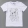 Set for creativity T-shirt-coloring "Girl Moon", size 128-134 cm