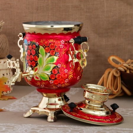 Samovar "Ryabina", bank, 3 l, electric-3