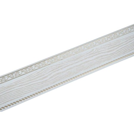 Bar for the cornice "Yesenin", height 7 cm, length 25 m, color gold/patina white