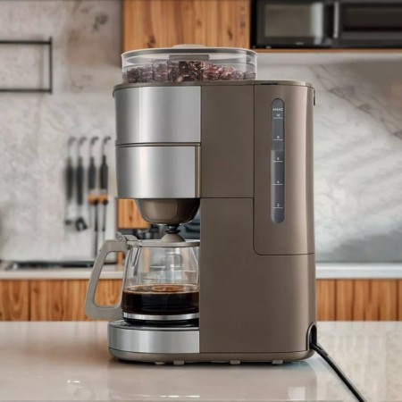 Kofemashin KitFort KT-7204, drip, 1000 watts. 1.38 l, silver-2