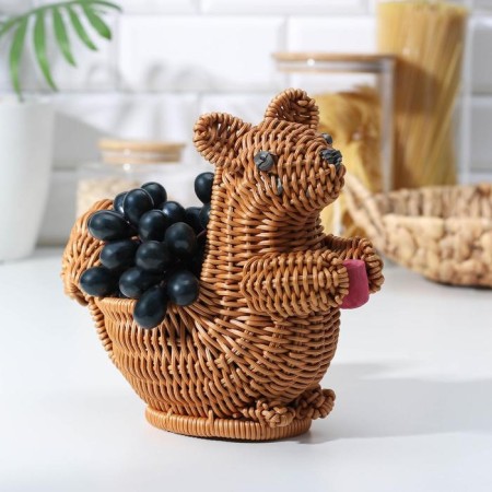 Basket for fruits and bread of the protein "Squirrel", 21 × 11.5 × 16 cm-1