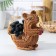 Basket for fruits and bread of the protein "Squirrel", 21 × 11.5 × 16 cm