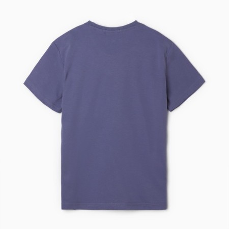 T -shirt for a boy, indigo color, height 146 cm-3